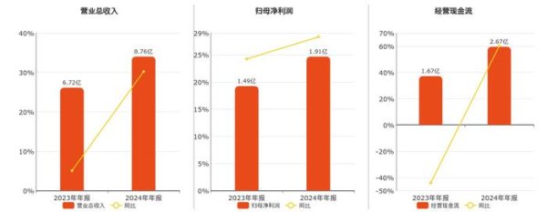 路维光电(688401.SH)：2024年年报净利润为1.91亿元