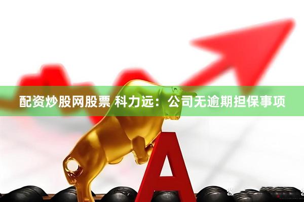 配资炒股网股票 科力远：公司无逾期担保事项